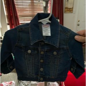 NWOT 6-9 m baby girl jean jacket